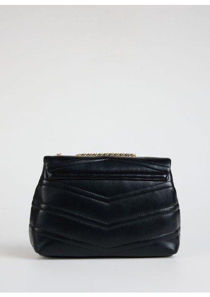 Siyah Kadın 17X9X23 cm Omuz Çantası VBS8DN10 fırsatları