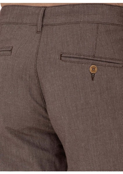 Normal Bel Normal Paça Slim Fit Kahve Erkek Pantolon Avıgnon indirimleri