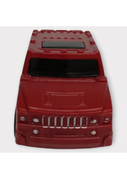 Çek Bırak Arabalar 10 cm - Kırmızı Jeep (Lisinya) - 16748-1455