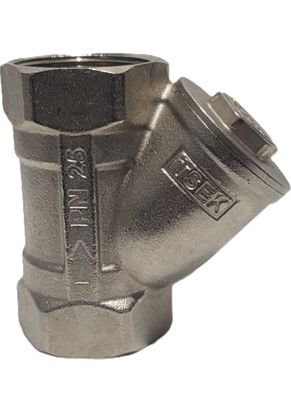 11/2" Sarı / Krom Pislik Tutucu Su Filtresi DN40 - Threaded Strainer