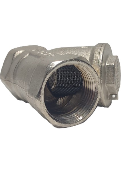 1" Sarı / Krom Pislik Tutucu Su Filtresi DN25 - Threaded Strainer