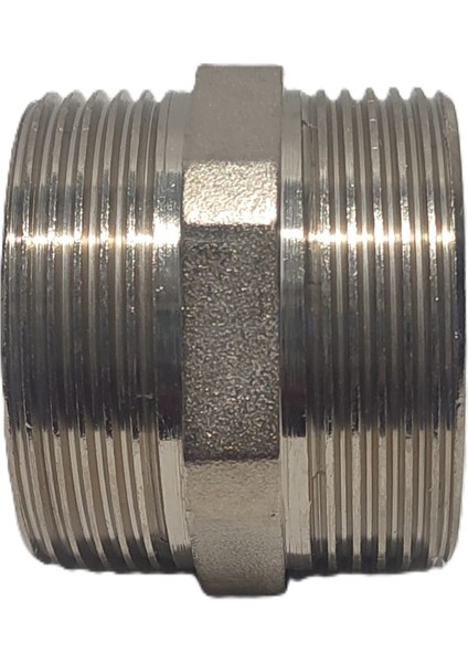 11/2" Sarı / Krom Dişli Nipel DN40 - Chrome Nipple