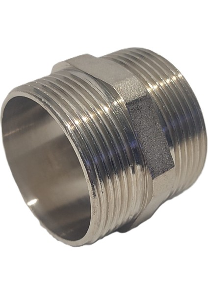 11/2" Sarı / Krom Dişli Nipel DN40 - Chrome Nipple