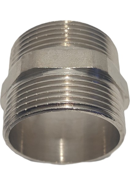 11/2" Sarı / Krom Dişli Nipel DN40 - Chrome Nipple