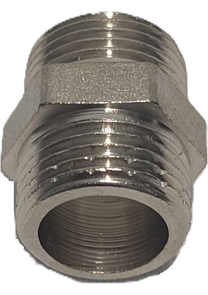 3/8" Sarı / Krom Dişli Nipel DN10 - Chrome Nipple