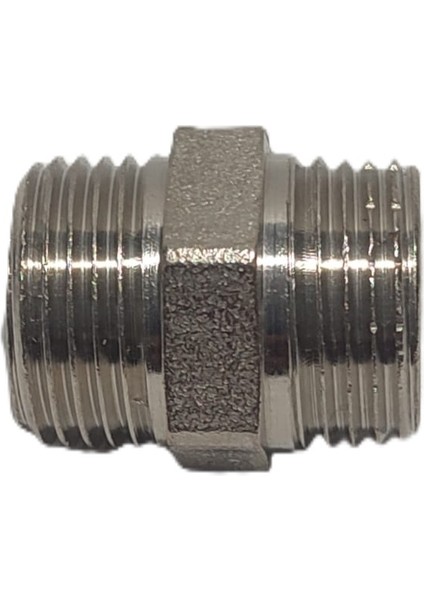 3/8" Sarı / Krom Dişli Nipel DN10 - Chrome Nipple