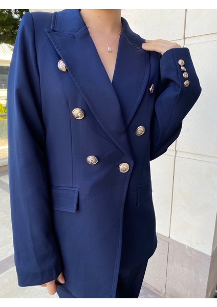 Lacivert Blazer Ceket