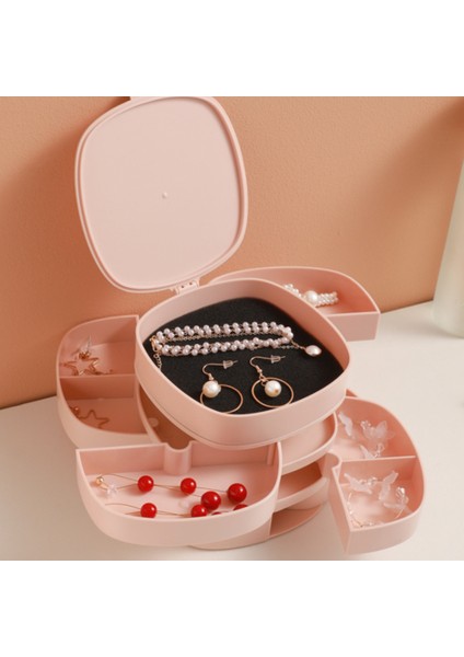 Kadın Takı Saklama Kutusu Kolye Küpe Durumda Doğum Günü Hediyeleri, Beyaz (Yurt Dışından) fiyatları