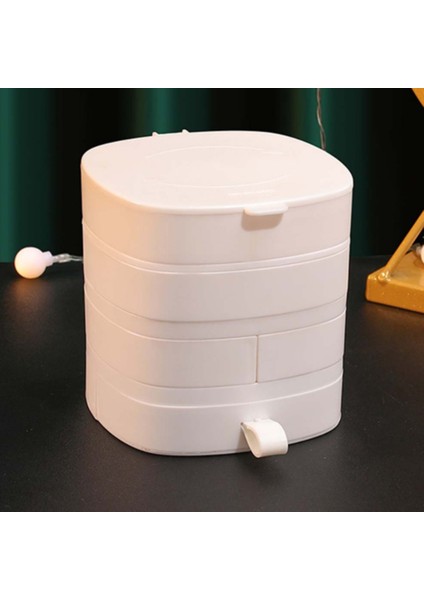 Kadın Takı Saklama Kutusu Kolye Küpe Durumda Doğum Günü Hediyeleri, Beyaz (Yurt Dışından) fırsatları