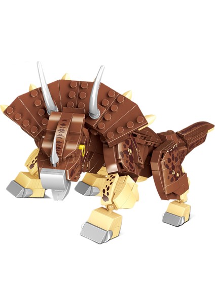 çocuk Mikro Yapı Taşı Montaj Oyuncakları Çocuğun Dinozor Modeli Dıy (Yurt Dışından)