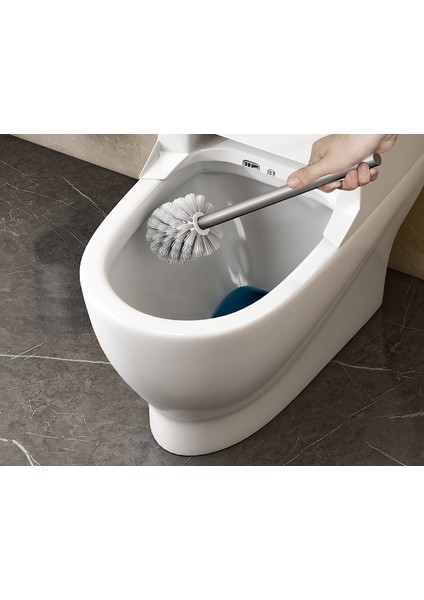 Tuvalet Fırçası Seti Banyo Tuvalet Temizleme Fırçası Boşluk Alüminyum Deliksiz Ev Iz Uzun Sap Fırça Rafı (Yurt Dışından) fiyatları