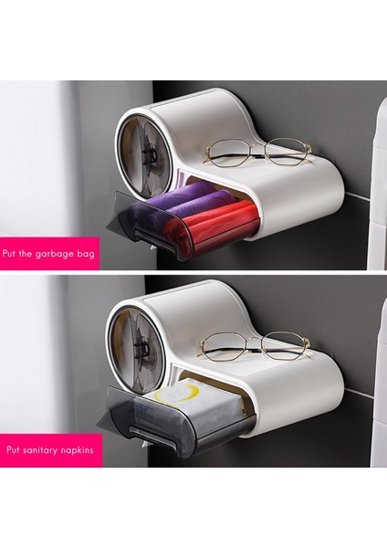 Plastik Tuvalet Dispenseri Duvara Monte Kağıt Saklama Kutusu Ücretsiz Delme (Yurt Dışından) fırsatları