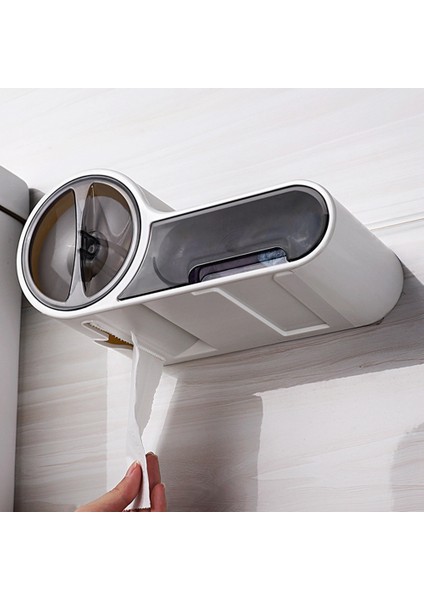 Plastik Tuvalet Dispenseri Duvara Monte Kağıt Saklama Kutusu Ücretsiz Delme (Yurt Dışından) indirimleri