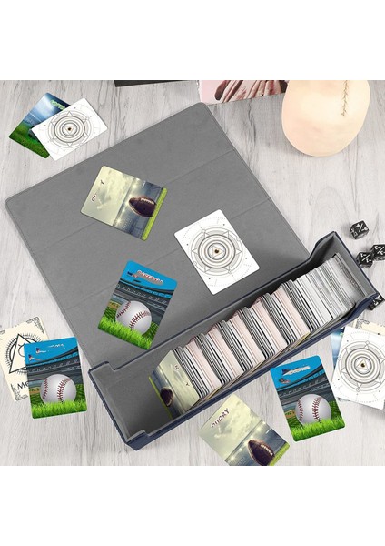 Masa Kutusu Için 400 Kart Oyunları Eklemek Için Kart Saklama Kutusu (Mavi) (Yurt Dışından) fiyatları