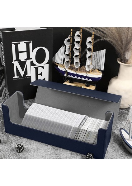 Masa Kutusu Için 400 Kart Oyunları Eklemek Için Kart Saklama Kutusu (Mavi) (Yurt Dışından) modelleri