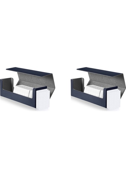 Desk Box 400'LÜ Kart Oyunları Eklemek Için Kart Saklama Kutusu (Mavi) (Yurt Dışından)