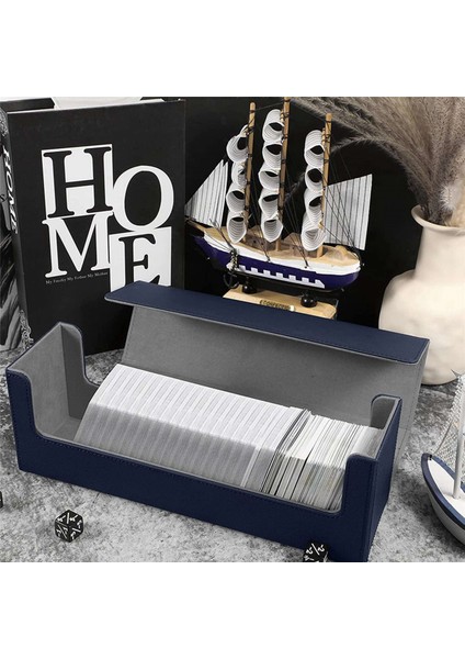 Desk Box 400'LÜ Kart Oyunları Eklemek Için Kart Saklama Kutusu (Mavi) (Yurt Dışından) modelleri