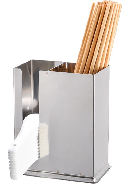 Paslanmaz Çelik Kalınlaşmış Çubuk Sepeti Restoran Saklama Kutusu (Yurt Dışından)