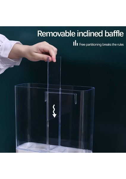 Duvara Monte Kuru Gıda Dispenseri, Şeffaf Plastik, Kuru Gıda Dispenseri, Kuru Gıda Meyve Saklama KUTUSU-1500ML (Yurt Dışından) fiyatları