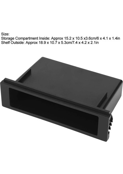 Radyo Için Evrensel Araba Çift 1 Din Dash Bardak Tutucu Saklama Kutusu (Yurt Dışından) fiyatları