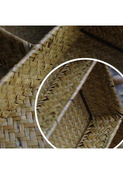 El Yapımı Doğal Testere Dört Kutulu Saklama Kutusu Rattan Hasır Mücevher Kutusu (Yurt Dışından) indirimleri