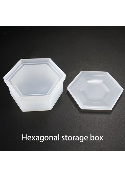 2 Adet Diy Kristal Epoksi Kalıp Altıgen Takı Saklama Kutusu Kalıp (Yurt Dışından) fiyatları