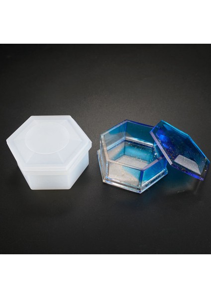 2 Adet Diy Kristal Epoksi Kalıp Altıgen Takı Saklama Kutusu Kalıp (Yurt Dışından) fırsatları
