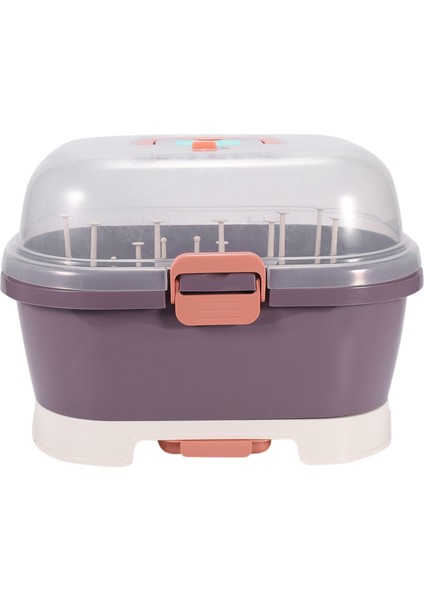 Taşınabilir Biberon Kurutma Plastik Sofra Kuru Saklama Kutusu-Mor (Yurt Dışından) fiyatları