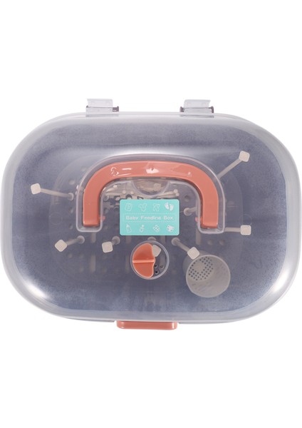 Taşınabilir Biberon Kurutma Plastik Sofra Kuru Saklama Kutusu-Mor (Yurt Dışından) indirimleri