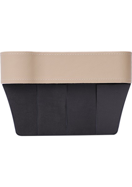 Saklama Kutusu Araba Organizatör Koltuk Pu Kılıf Cep (Bej Sol Taraf) (Yurt Dışından)