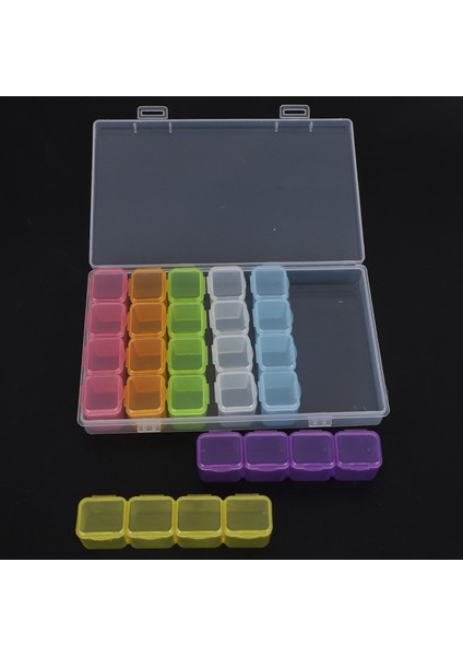 2x 28 Izgara Plastik Saklama Kutusu Saklama Kutusu Mücevher Kutusu Boncuk Kutusu (Yurt Dışından) modelleri