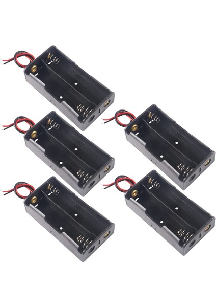 Adet 3.7V 18650 Pil Tutuculu Plastik Saklama Kutusu Kablo Uçlu (Yurt Dışından)