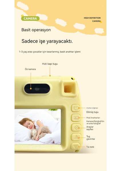 Çocuk Kamerası USB Şarj Kamera Öğrenci Kampüsü Kamera Hafifliği Fotoğraf Çekme Küçük Kamera (Yurt Dışından) modelleri