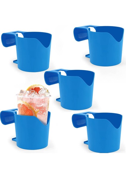 5 Adet Havuz Su Bardağı Asılı Tutucu Plastik Saklama Kutusu Kanca Yüzme Havuzu Yan Içecek Içecekler Bira Depolama (Yurt Dışından) fiyatları