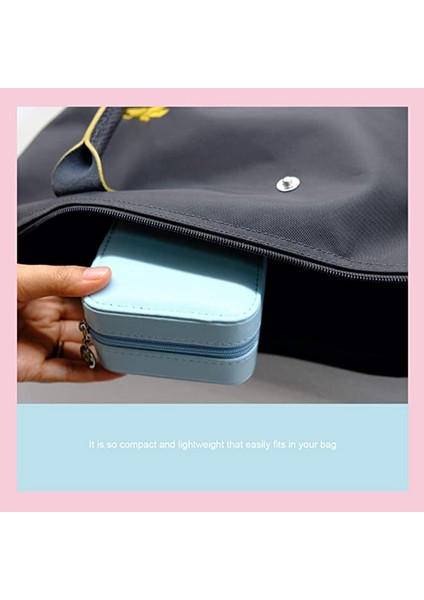 Taşınabilir Avel Mücevher Kutusu Küpe Küpe Saklama Kutusu Beyaz (Yurt Dışından) fiyatları