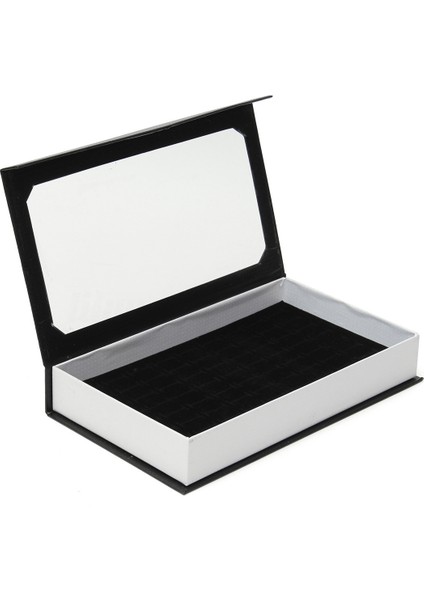 72'li Yüzük Takı Teşhir Saklama Kutusu, Vitrin Siyah Yüzük Kutusu (Yurt Dışından)