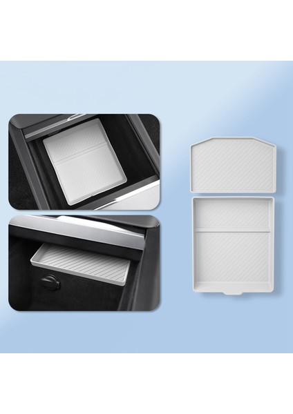 Yeni Model3 Beyaz Için Saklama Kutusu Orta Alt Silikon Ped (Yurt Dışından) indirimleri