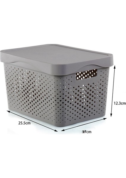 6 Adet Kapaklı Saklama Sepeti, Istiflenebilir Masaüstü Saklama Kutusu (Yurt Dışından) fiyatları