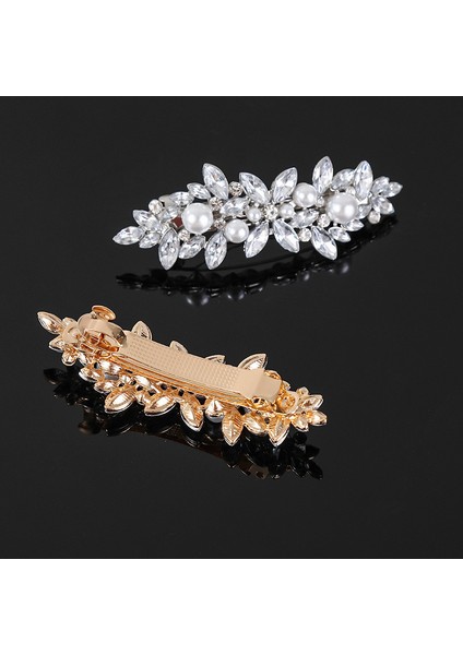 Zarif Mizaç Yaylı Kelepçe Alaşımlı Saç Kelepçesi Rhinestones Kore Versiyonu (Yurt Dışından)