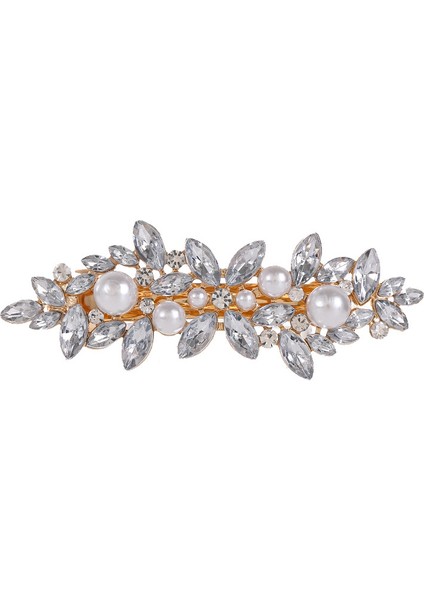 Zarif Mizaç Yaylı Kelepçe Alaşımlı Saç Kelepçesi Rhinestones Kore Versiyonu (Yurt Dışından)