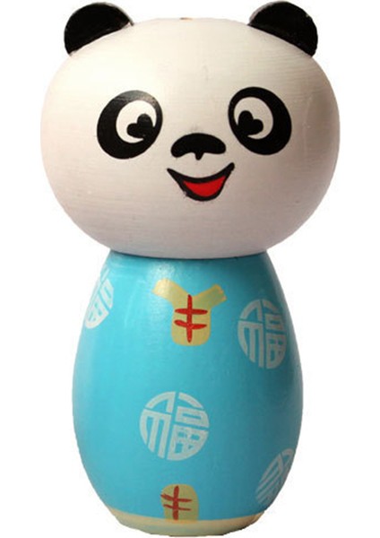 Sevimli Karikatür Panda Kürdan Ahşap Kürdan Saklama Kutusu C (Yurt Dışından)