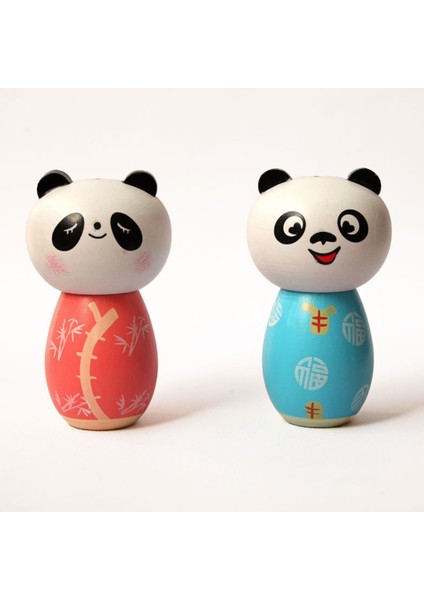 Sevimli Karikatür Panda Kürdan Ahşap Kürdan Saklama Kutusu C (Yurt Dışından) fırsatları