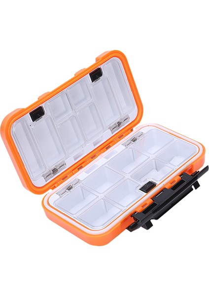 Balıkçılık Saklama Kutusu Çift Katmanlı Turuncu Balıkçılık Malzemeleri Kutu Seti--M (Yurt Dışından)