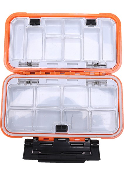 Balıkçılık Saklama Kutusu Çift Katmanlı Turuncu Balıkçılık Malzemeleri Kutu Seti--M (Yurt Dışından) indirimleri