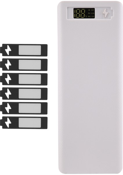 Kaynak Ücretsiz 10X18650 Pil Saklama Kutusu Çift USB Güç Bankası Kasa Dıy 18650 Pil Tutucu Kutusu Pd Qc3.0 Hızlı Şarj Beyaz (Yurt Dışından) fiyatları