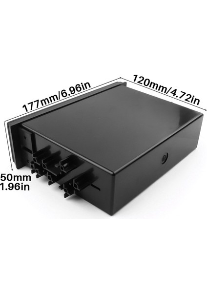 Universal Araç Saklama Kutusu -38 Tek Katmanlı Cep Kiti 177X50X120MM (Yurt Dışından)
