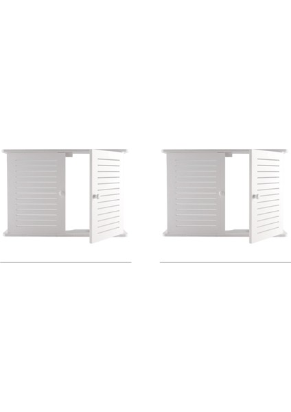 2x Kablosuz Wifi Router Saklama Kutuları Ahşap Kutu L (Yurt Dışından)