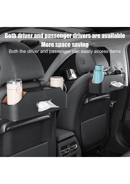 Bej Araba Arka Saklama Kutusu Çok Fonksiyonlu Saklama Kutusu Arka Saklama Kutusu Evrensel Dekoratif Malzemeler (Yurt Dışından) fırsatları