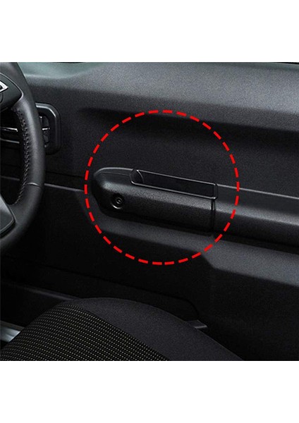 Jimny Için JB64 JB74W 2019 2020 2021 2022 Aksesuarları Ön Kapı Yan Saklama Kutusu Kolu Cep, 2 Adet Siyah (Yurt Dışından) fırsatları