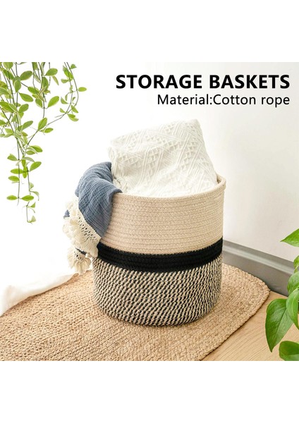 Saklama Kutuları Küp Organizatör Sepetleri, Saksı Kapağı Dokuma Sepet (Yurt Dışından) indirimleri